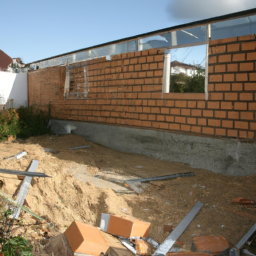 Agrandissement terrasse pour espace de jeu pour enfants Héricourt